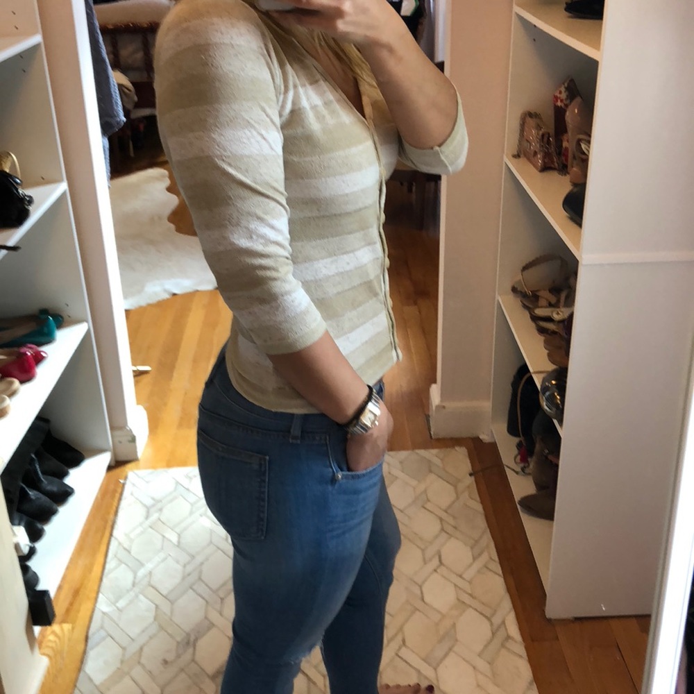 Striped cardigan